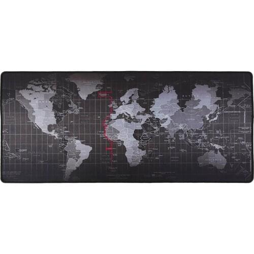 Super Large Size World Map Design Keyboard Mouse Pad Anti-Skid Durable Mousepad Mouse Mat Keyboard Mat Table Mat