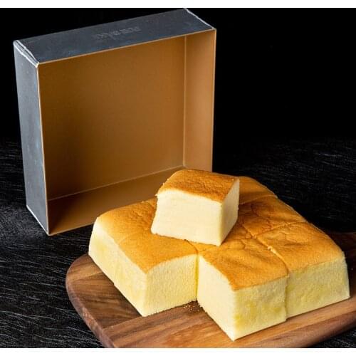 Square Baking Mold Cake Tray Golden Nonstick Cheese Biscuit Pan Aluminum Alloy Bread Bakeware Home Kitchen Tools 18x18x6cm