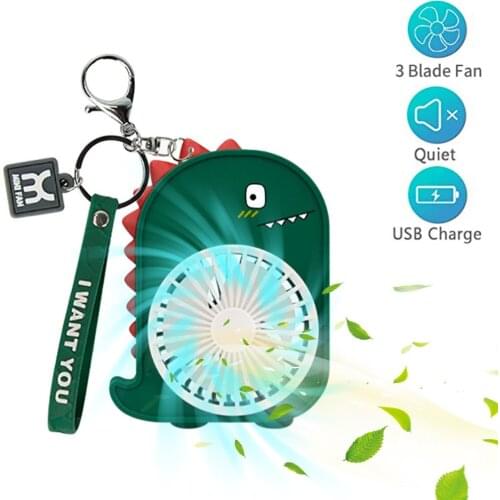 1PC Cute Portable Mini Fan Handheld USB Chargeable Desktop Fans Air Cooler Adjustable Summer Cooler For Outdoor Travel Office