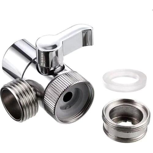 Kitchen Switch Faucet Adapter Sink Splitter Diverter Valve Water Tap Connector for Toilet Bidet Shower