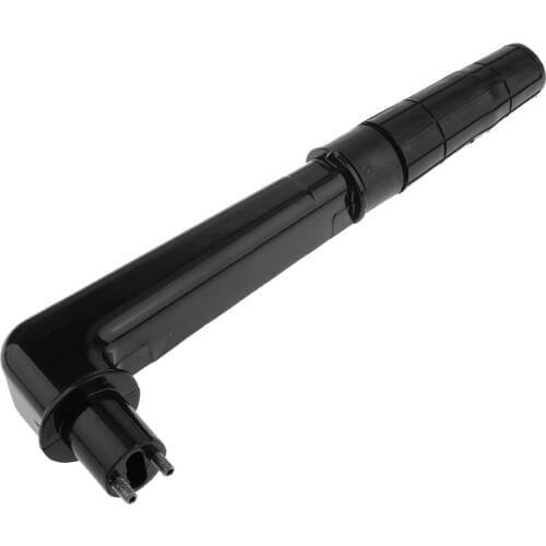 Black Marine Outboard Engine Control Lever for Hangkai 6 Horsepower 2-Stroke