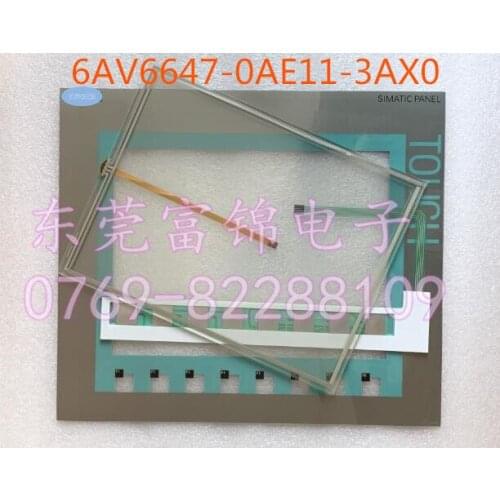 Touch screen for 6AV6647-0AE11-3AX0 6AV6 647-0AE11-3AX0 6AV6647-0AF11-3AX0 6AV6 647-0AF11-3AX0 KTP1000 with Membrane keypad