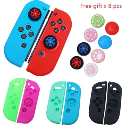 Silicone Soft Case for Nintendo Switch NS Controller Console Gamepad Protective Joycon Skin Case Cover Video Game Accessories