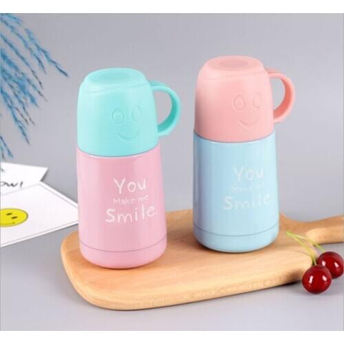 New 210ml Cartoon Thermos Stainless Steel Vacuum Flask Cup Thermal Thermos Bottle Insulated Tumbler Coffee Milk Mug