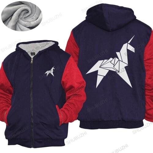 New fashion thick hoody coat Unicorn Origami hoodies Blade Runner Harrison Cult Movie Retro Turell Corp Cotton thick hoody
