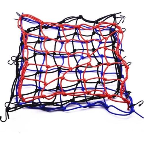 Universal Motorcycle Mesh Luggage Helmet Net Carriers Bungee Cargo Net Holder ATV Scooter Accessories Goods Organiser String
