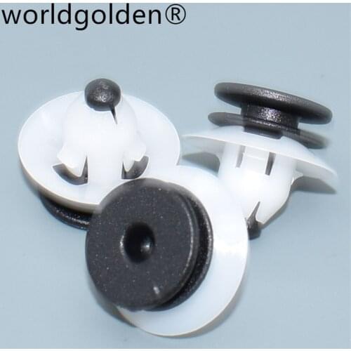 Worldgolden 10pcs auto fasteners Clutch Pedal/Luggage Trim Panel Retainer for Volvo#30653441