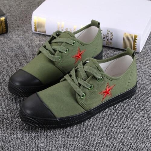 Summer New Canvas Sneakers For Women Low-Up Breathable Liberation Shoes Lovers Military Training Shoes Student Sports