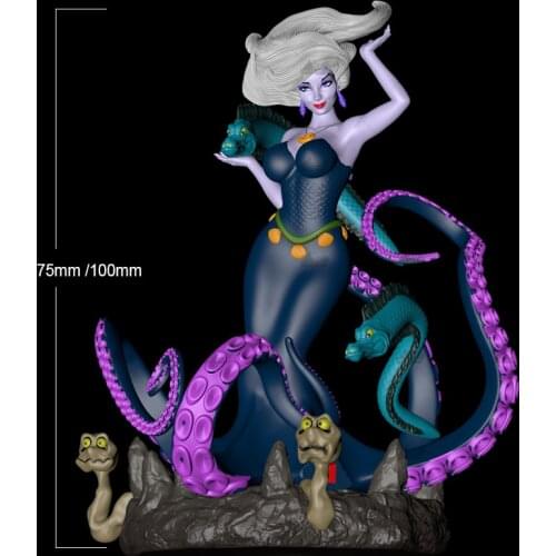 1/24 75mm 1/18 100mm Resin Model Kits Queen of The Ocean Unpainted No Color RW-206