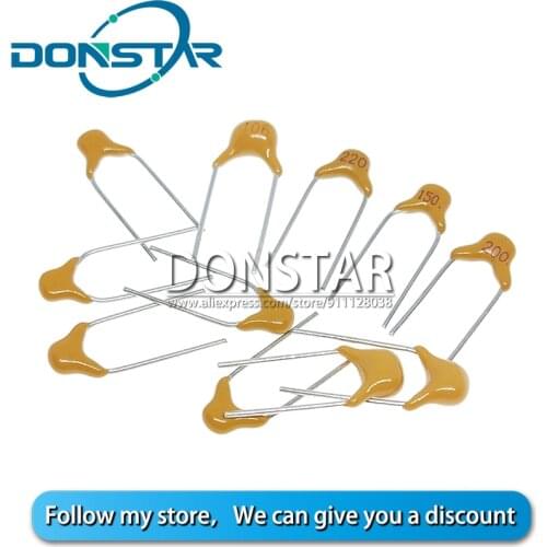 100PCS Monolithic Ceramic Capacitor 50V 10PF ~ 10UF 22PF 47NF 220NF 1NF 4.7UF 1UF 100NF 330NF 0.1UF 102 104 105 106 103 473 334