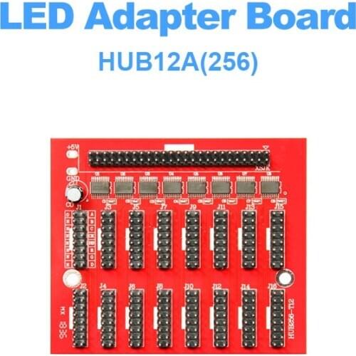 HUB12A(256) adapter board Adapter card led screen control board Controller card conversion adapter with 16*Hub12A port output