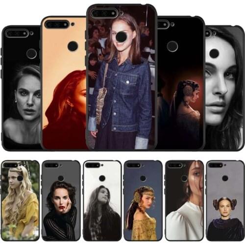 Natalie Portman black Silicone Phone Case For honor 30 20 Pro 8 8X 9 10 20 Lite Mate 10 20 30 Lite Pro cover