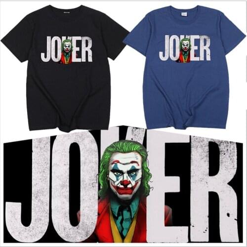 Joker Joaquin Phoenix T Shirt Classic Movie Villain Graphic Tee Men Women Cotton Tops Funny Halloween Holiday Gift Camisetas
