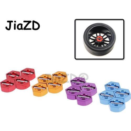 HSP 4pcs 102042 122042 Wheel Hex Nut 12MM Drive Hubs With Pins 02100 1/10 Upgrade Parts For 94122 94123 94111 94108 94177 RC Car