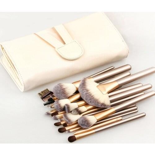 24Pcs/18/12Pcs Make Up Brush MaquiagemMakeup Brushes Tool Set Cosmetic Powder Eye Shadow Foundation Blush Blending Beauty