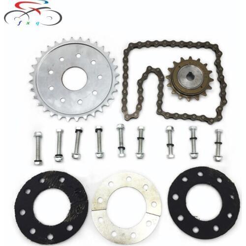 Electric Bicycle Spoke Wheel Chainwheel 32T bike sprocket for ebike left drive kit replacement parts gear set for MY1016Z MY1018