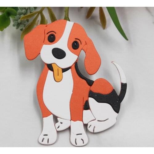 Lovely Dog Metal Cutting Dies Stencil Scrapbooking DIY Album Stamp Paper Card