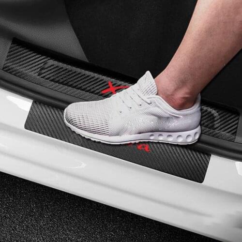 4Pcs Car Door Sill Stickers FOR Citroen Xsara Car Door Pedal Protector Accessories