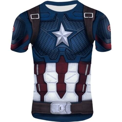 New tight T-shirt, mens sports fitness T-shirt, 3D printed T-shirt, outdoor running and riding T-shirt, tight top