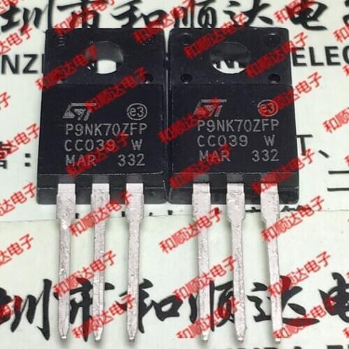 Original New / 5pcs / P9NK70ZFP TO-220F 700V 7.5A