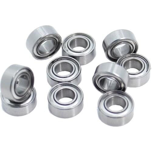 MR105ZZ Bearing (10PCS) 5*10*4 mm Metal Shielded Steel Miniature MR105 ZZ ABEC-1 Ball Bearings L-1050ZZ MR105-2Z 5X10X4mm