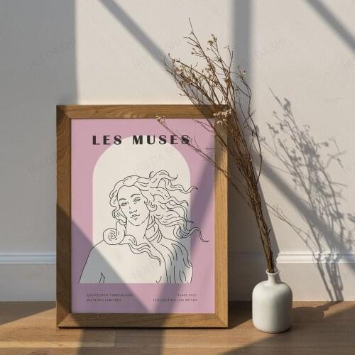 Birth of Venus, Home Decor, Art Print, Altered Art Print, Renaissance Art, Pastel Pink Wall Art, Wall Decor, Canvas Poster