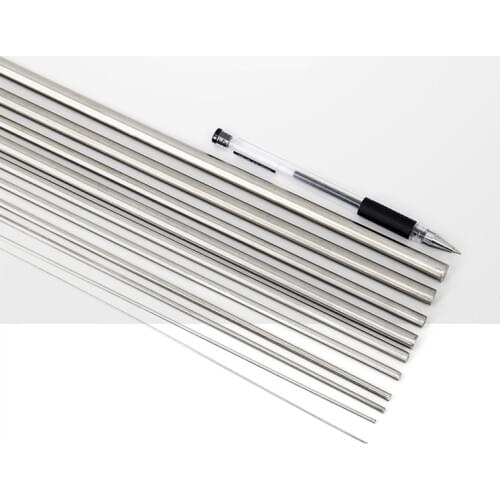 303 Stainless Steel Rod 2mm 3mm 4mm 5mm 6mm 7mm 8mm 10mm 12mm 16mm Linear Shaft Rods Metric Round Bar Ground 400mm Length