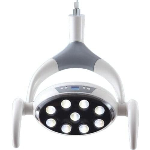 Dental 9 LED Lamp With Sensor Oral Light Color Temperature Adjustable Dental Unit Chair Implant Surgery Lamp