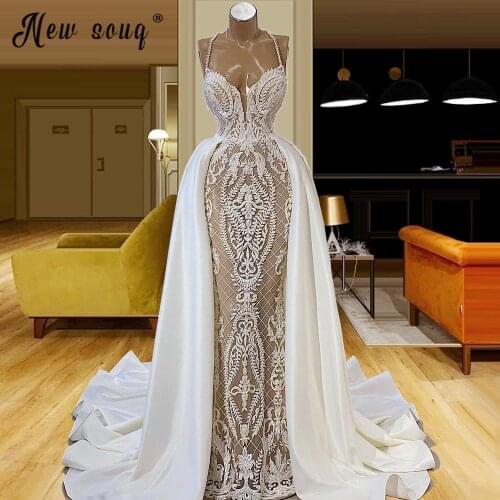 Turkish Elegant Lace Wedding Bride Dresses Elegant Lace Wedding Bride Dresses Formal Mermaid Mariage Bridal Gowns 2021