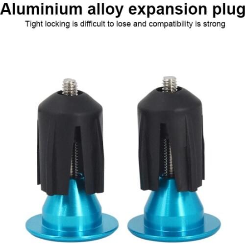 Bicycle HandleBar Cap End Plugs Lightweight Aluminum Alloy Road Bicycle Grip Anti-slip Bicycle Accessories