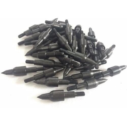 100PK Archery hunting arrow tips field points for ID 7.76mm aluminum arrows 125 grain