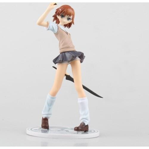 Anime Toaru Kagaku no Railgun Mikoto Misaka 1/8 Scale PVC Action Figure Collectible Toy Brinquedos 16CM