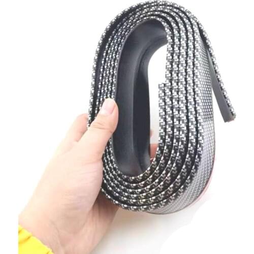 2.5M Car Bumper Lip Stickers Protectors for Peugeot 206 207 208 301 307 308 407 2008 3008 4008