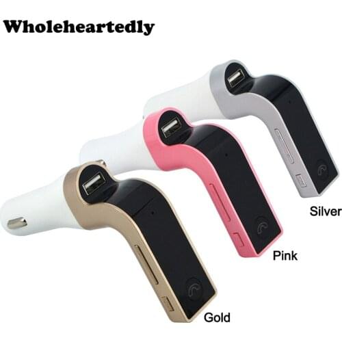 Wireless Hands-free Bluetooth FM Transmitter Modulator MP3 Audio Player LCD Car Display Remote Control Kit USB Charger for phone