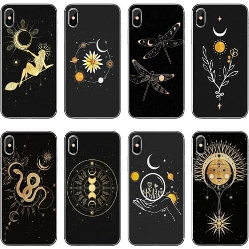 Art Sun Flowers Cat Snake Moon Soft Phone Case For Samsung Galaxy A71 A70 A60 A51 A50 A41 A40 A31 A30 A20E A21S A12 A10 A7 A5 A3