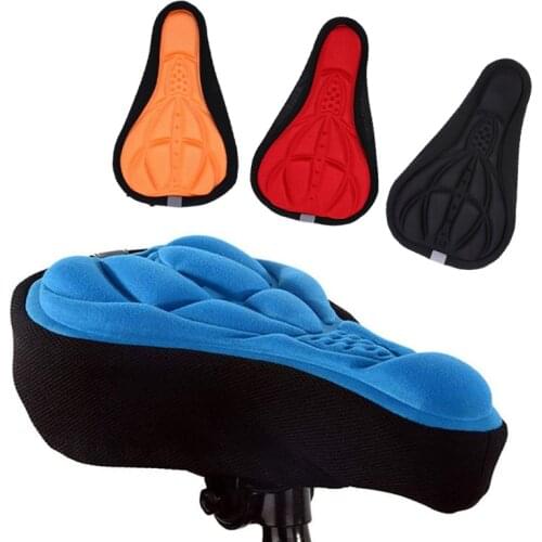 Bicycle Saddle Mountain Bike Seat Cover Breathable 3D Pad Cushion Soft Cycling Seat Outdoor Bicycle Bike Accessories