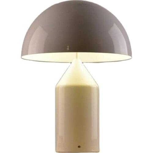 Art Decor Novelty Metal Mashroom Iron Aluminum Led E14 Table Lamp for Study Bedroom Foyer Living Room S/L 1598