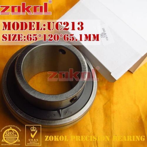 ZOKOL bearing UC213 90513 Pillow Block Ball Bearing 65*120*65.1mm