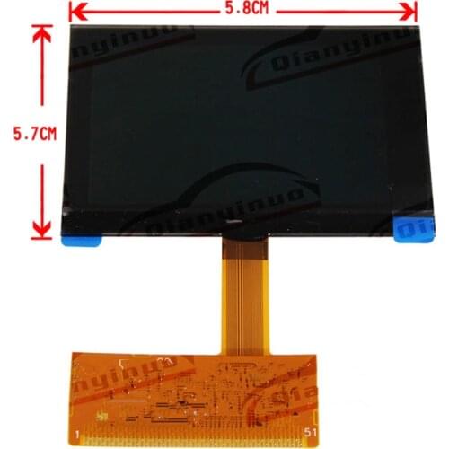 Qianyinuo Dash Board Repair Instrument LCD Display FOR Audi/A3/A4/A6/TT FOR Jaeger Cluster LCD Screen