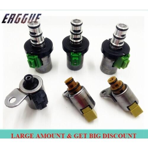 Quality Genuine Transmission Shift Solenoid Set 4F27E For Ford For Mazda 2 3 5 6 CX7 PROTEGE (6PCS)