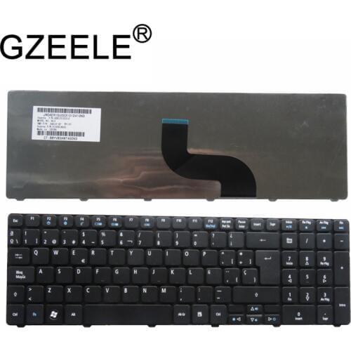 GZEELE Replace keyboard FOR Acer Aspire 5410T 5738Z 5738ZG 5742G 5742Z 5742ZG Spanish SP laptop Keyboard BLACK