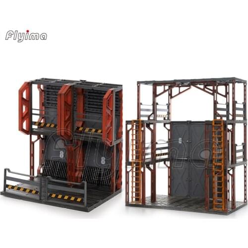 1/18 JOYTOY Mecha Depot Transit Area/Mecha Repair Area Cartoon Soldier Model Toy Collection