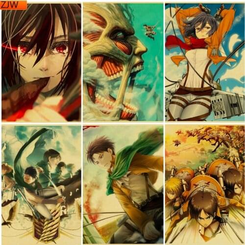Japanese Classic Anime "Attack on Titan" Season 4 Diamond Painting Diamond Mosaic Cross Stitch Kits Room Decor