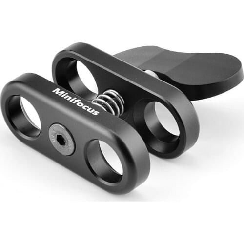 Upgrade 1'' inch Aluminum Standard Ball Clamp for Camera Action Cam Underwater Diving Light Arms Tray Video Photography System