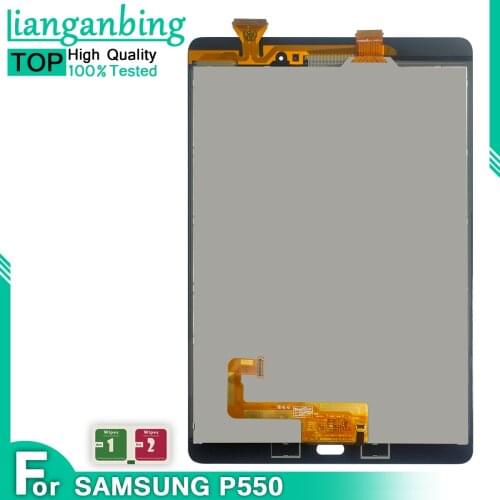 Original For Samsung Galaxy Tab A 9.7 P550 SM-P550 P550 LCD Display Touch Screen Digitizer Sensors Assembly Panel Replacement