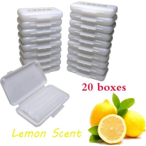 20 boxes/lot Dental Orthodontic Protection Ortho Wax for Brace Irritation Lemon Scent Flavor Oral Hygiene