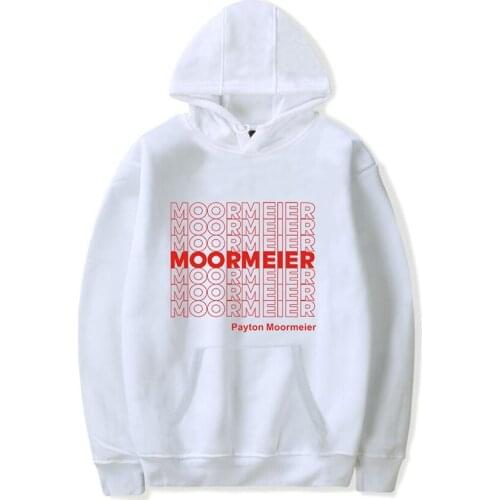 Payton Moormeier Merh Hoodie Sweatshirt Long Sleeve Sport Hoody New Mens Hoodies Hooded Full Fashion Casual Print Regular