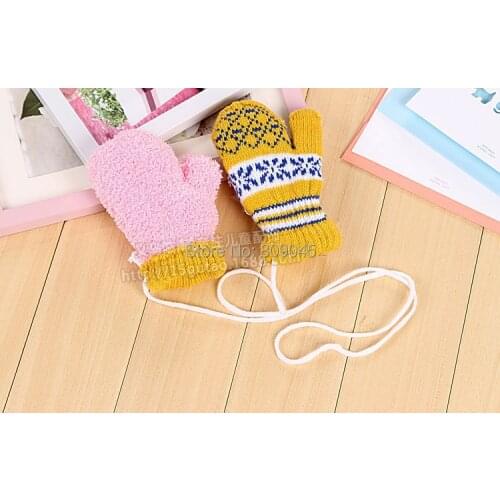 Gift,children high quality autumn winter outdoor warm women touch kids knited gloves half / full finger mitten5pair=10pcs GW51