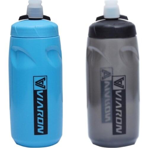 Portable 620ml Leak-Proof Sports Water Bottle Lightweight Reusable Silicone Kettle Drinking Bottles for Cycling Running Camping