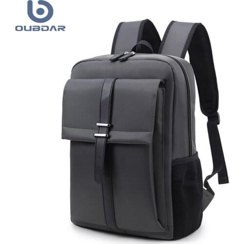 OUBDAR 2021 New 14'' Waterproof Backpacks School Bag Anti-theft Men and Women Backpack for Laptop Travelling Mochila Male Female